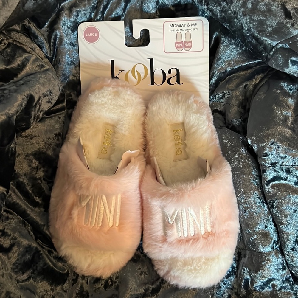 mommy & me kooba slippers children ( find my matching set “mama” )